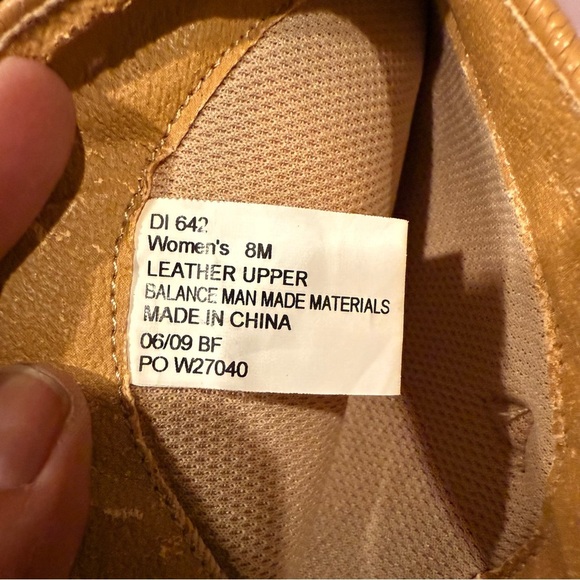 Dingo Tan Suede Heeled Boots with Blue Accents - Picture 5 of 11